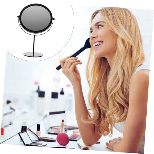 Miroir Maquillage Pied Rotatif Haute Définition Reflet Net de Table