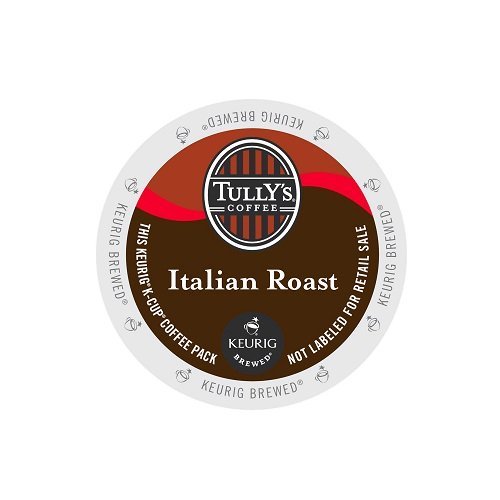Tully's Coffee Italian Roast Keurig Single-Serve K-Cup Pods, Dark Roast Coffee, 24 Count