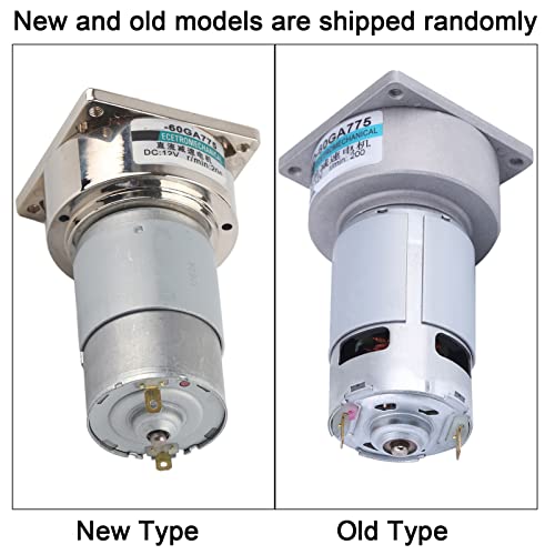 Image of 60GA775 Geared Motor, DC12V 35W Large Torque Adjustable Speed Micro DC Geared Motor for Industrial Machinery Equipment(200 RPM)
