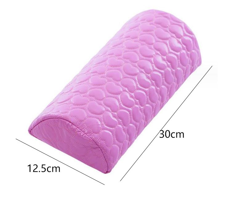 LATRAT Manicure Hand Cushion Nail Design Hand Rest Nail Studio Cushion Sponge Wrist Cushion for Salon Nail Art Nail Art Removable and Washable (Pink) - Image 2