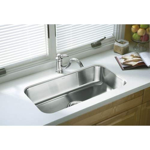 Sterling 11600-Na 32-Inch Mcallister 32-Inch By 18-Inch Under-Mount Single Bowl Kitchen Sink, Stainless Steel #TOP3
