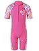 TFJH Girls Long Sleeve Swimsuit UPF 50+ Rashguard 8-10 Years Pink S259