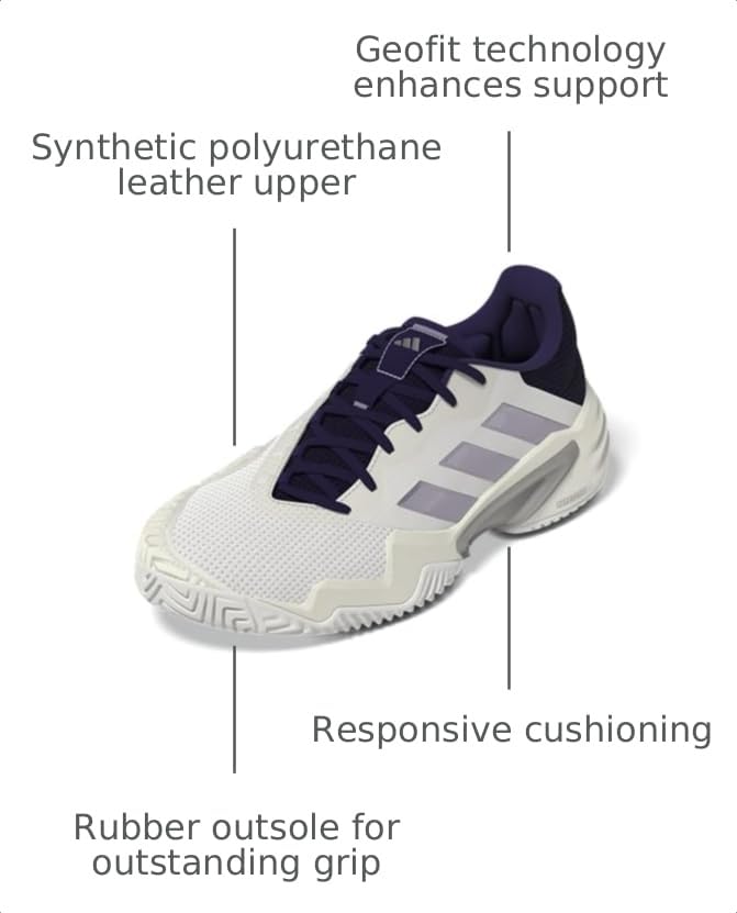 Image of Adidas Womens Barricade 13 Tennis Shoes