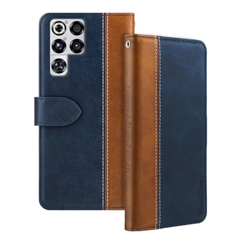 Shantime ���U�[�t���b�v�P�[�X ZTE Nubia RedMagic 11 Pro Plus 5G �Ƃ̌݊������� �J�[�h�z���_�[�t�� RFID�u���b�N �}�O�l�b�g�L�b�N�X�^���h �X�����t�B�b�g �r�W�l�X�ی�J�o�[(�u���[)