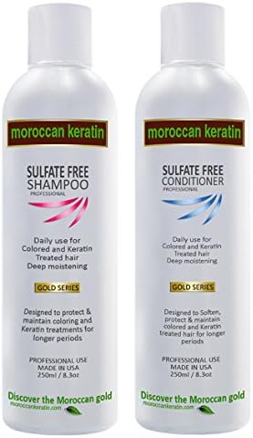 Sulfate Free Shampoo & Conditioner Set Infused with Moroccan Argan Oil