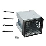 Kit de montage de disque dur - la cage de disque dur à quatre baies occupe trois baies de lecteur optique et peut installer des durs de 3,5 pouces, cage de disque dur