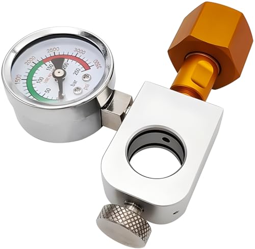 Soda Co2 Refill Adapter with Big Pressure Gauge for Pink Co2 Cylinder,Soda Co2 Exchange Carbonator Fill Station Compatible with DUO Terra Art Soda Co2 Tank by VaVoger - Image 6