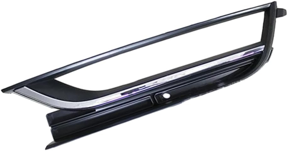 Fog Light Lamp Cover Grille, Front Bumper Fog Light Grille, 56D853665, 56D853666 Compatible with VW Volkswagen Passat B7 2011-2015, 1 pc (Left Driver Side)