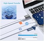 AVMAX USB C à USB Adaptateur 4 Pack, Transfert de données haute vitesse,USB C Hommes à USB Femmes 3.0 OTG Adaptateur pour iMac,MacBook Pro Air, iPhone 16 15,iPad,Microsoft Surface,Samsung Galaxy S24/S23/S22/S21
