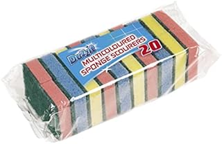 Pack of 20 Sponge Scourer Washing Up Sponges