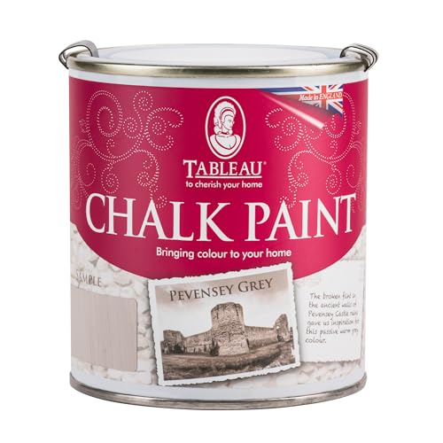Tableau Chalk Paint, Chalky Paint Shabby Chic 500ml Pevensy Grey TCPG500