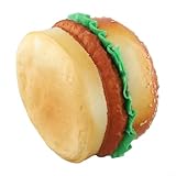 Honseadek Modelo de hamburguesa artificial, hecho de material de poliuretano realista, accesorio de sándwich falso realista para decoración de cocina, ayuda de enseñanza o uso para sesiones de fotos