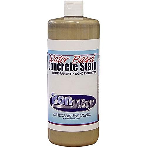 BonWay 32-807 Water Based Concrete Stain, 1-Quart, Fawn