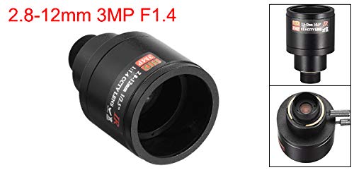 Amazon | uxcell カメラレンズ 焦点距離2.8-12 mm 3 MP F1.4 FPV