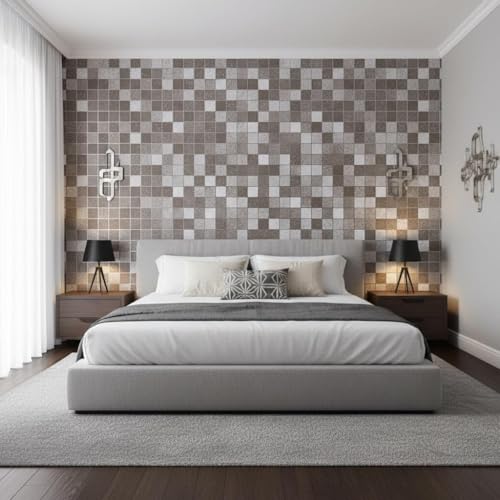 Image of VKR Peel and Stick Marble Wallpaper Roll | Waterproof Self Adhesive Vinyl Sheet for Kitchen Counter, Cupboards, Tabletop, Shelves & Home Furniture Decor (Brown, Pack of 1)