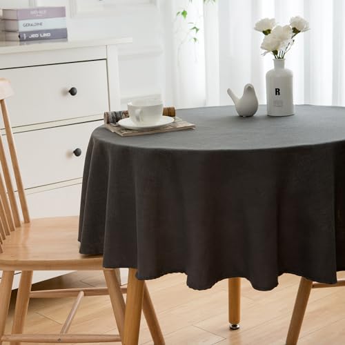 Simurq Table Cloth Round, Grey, 11.8 inch (Round) - Image 2