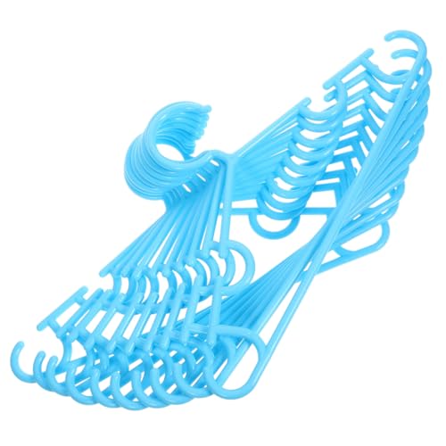 Levemolo 10pcs Children Hanger Skirt Hangers Clothes Hangers Clothes Rack Hangers for Nursery Clothes Hanger Children Clothes Hanger Coat Hangers Plastic Hanger Sky-Blue Pp