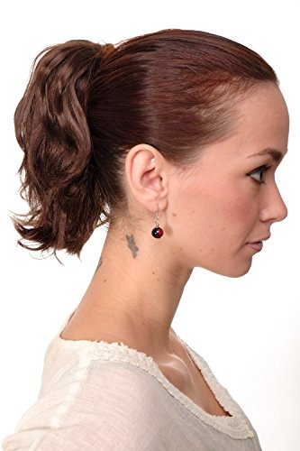 WIG ME UP - T6545-6 Ponytail Hairpiece extension short wild look brown 10inch, Medium ash brown (6), Length: 20cm - Image 3