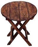 natureCrafts Mango Wood Folding Small Table for Kids Living Room