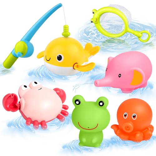 Jouet de bain pour bébé et jeu de pêche magnétique pour piscine de tout-petit