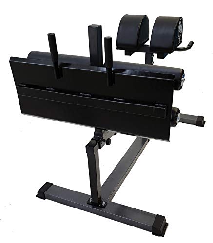 Tds Adjustable Glute And Ham Developer Machine With Extra Wide Deck Plate & 4 Deluxe Rollers For Hip And Back Extensions And Sit Ups. #TOP6