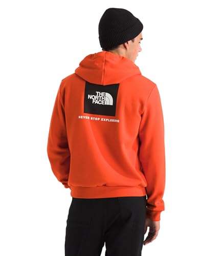 Image of THE NORTH FACE Men's Evolution Box NSE Hoodie | Sweatshirt With 2 Piece Hood, Adjustable Drawcord, Kangaroo Hand Pocket