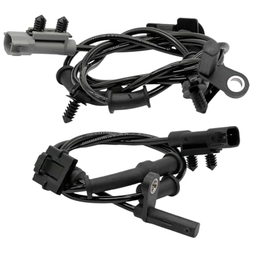 2PCS Rear Left and Right Abs Wheel Speed Sensor Compatible with Chrysler 300 Challenger Charger 4779644AA AWD V6 3.6L 3604cc 220cid, AWD w/o Heavy Duty Brakes 11 12 13 14 15 16 17 18 19 20 21 22