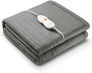 Electric Blanket Throw Heated Blanket, Large 200 x 150cm Soft Blanket for Full Body Warming with 4 Heat Settings & 6 Hours Auto-Off, and Machine Washable, for Home Office Use