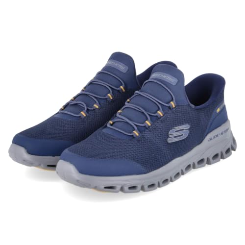 Baskets Glide-Step Skechers Homme 46 mesh bleu marine running légères