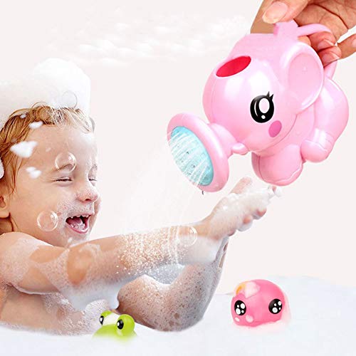 Facaily Baby Fun Shower Toy Elephant Sprinkler Pretend Bathroom Play Water Educational Kids Cute Gifts Bath Play Water Shower Tool