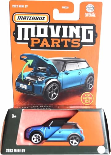 Matchbox Mini EV 2022 Azul con Partes Móviles miniatura 1