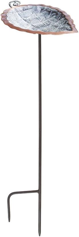 Achla Designs Aspen Leaf Birdbath with Stake