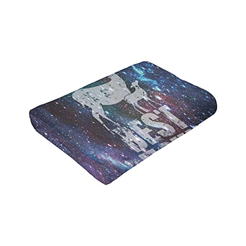 Best Buckin Dad Ever Blanket Tapestry Personal Throw Blanket, Anti-Pilling Flannel Warm Bed Blanket for Father Day Birthday Gift 50 x40 