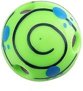 Holdfiturn Interactive Giggle Ball for Dogs Durable and Entertaining Dog Toy Squeaky Toy with Uni...