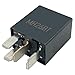 PA66-GF33 Material Automotive Relay (3-Pack) DC12V 35A 4-Pin SPST - Compatible with Various Vehicle Electrical Systems