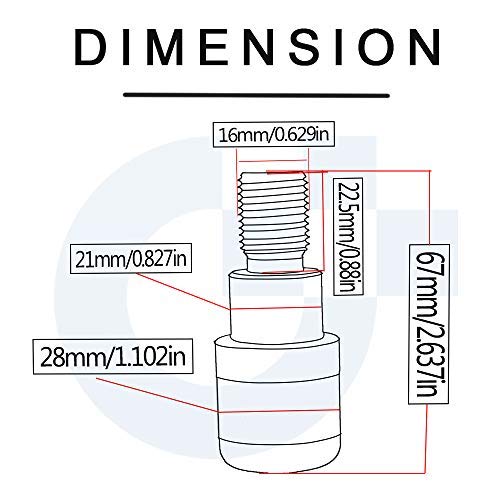 22mm 7/8’’ Universal Motorrad Lenkerenden - 2Pcs CNC Aluminium Lenkergewicht Balance Stecker, Anti Vibration, Für MT07 MT09 MT10 MT-10 SP MT125 - Schwarz