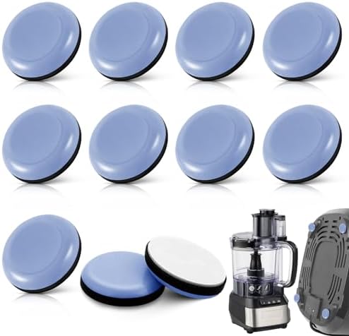 Kitchen Appliance Sliders, 12 Pcs Self-Adhesive DIY Appliance Slider, Furniture Glides Sliders for Most Countertop Coffee Makers, Air Fryers Pressure Cookers, Deep Fryers, Stand Mixer (22mm)
