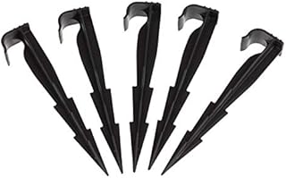 GARDENIX® Pack of 50 AquaPEG Ground Securing Pegs for Drip Irrigation Line Weeping Pipe Soaker Hose