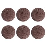 Gogogmee 6 Lava Diffusorsteine 5cm Rote Vulkansteine für Sauna Aromatherapie Ätherische Öle...