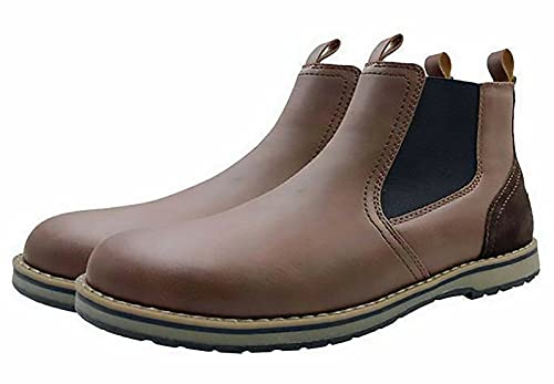 Izods Men's Lucas Pull-On Chukka Boot (Brown, 8) #TOP1