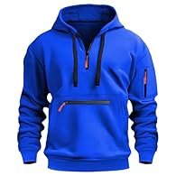 【Extremely Comfortable Fabric】 The men hoodie comprises 60% cotton and 40% polyester fabric. It makes the hoodies durable, comfortable, and lightweight fabric for the winter. 【Double-Needle Stitching】 The black sweatshirt is made with double-needle s...