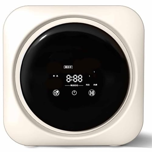Lavadora automática de ropa interior de pared, con secadora, carga frontal de 3 kg, secado a alta temperatura de 95 °C, ideal para dormitorios en apartamentos de viaje.