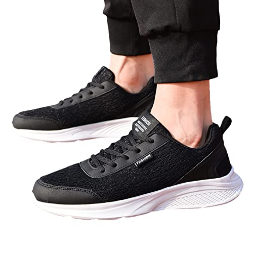 FGUUTYM Zapatillas deportivas para hombre, zapatillas de correr por carretera, fitness, entrenador, zapatillas informales, zapatillas informales, zapatos individuales, zapatos de malla, transpirables,