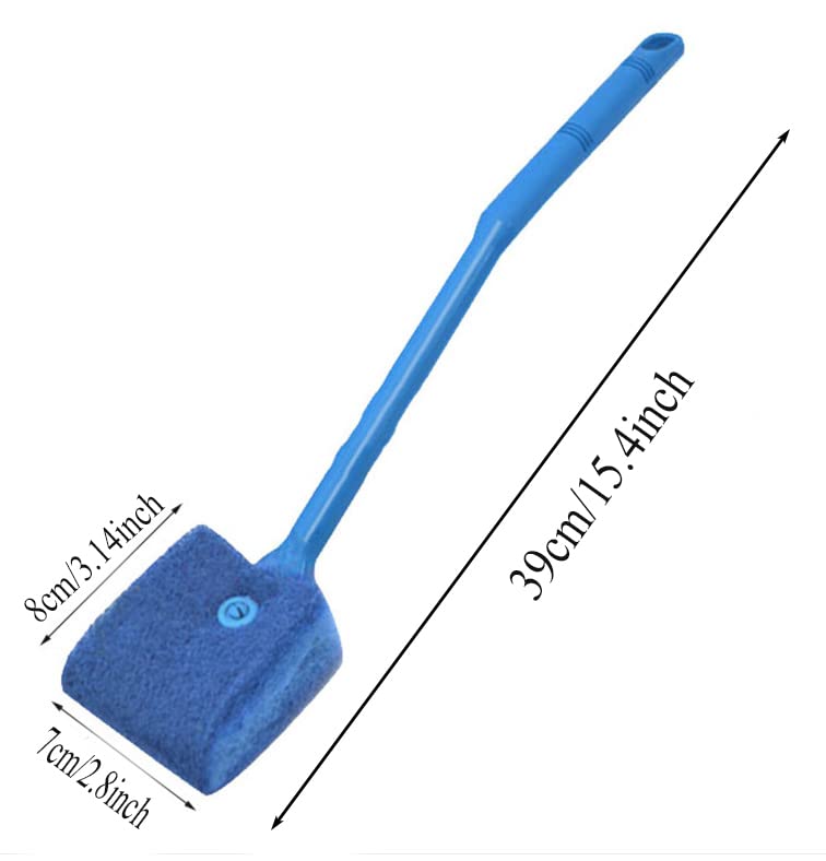 Eterspr 2 Pieces Aquarium Sponge Cleaning Brush, Aquarium Sponge with Handle - Image 4
