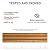 NovaGrid Board 4PCS 3D Soundproof Flat Noodles Wall Panel Strip Design Grooved Texture Panel for Interior Wall Decoration 118”x8.03“ (Teak Grain)