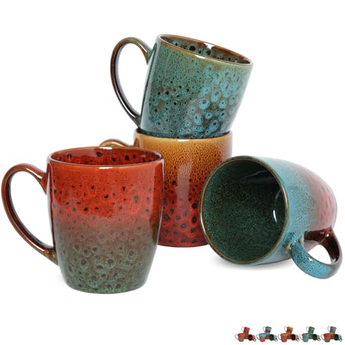 Set de 4 tazas de café cerámicas Bosmarlin 17 oz miniatura 1