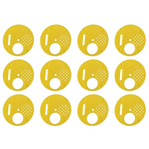 Plastic Beehive, 12 pcs/set Plastic Beehive Nuc Box Entrance Gates Beekeeping Equipment,Four Access Options,Suitable For Top Bar Hives