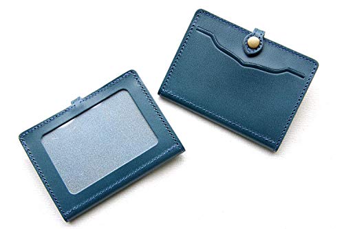 [BELLVO] ID�P�[�X PASS 4�� �P�[�X ID�J�[�h ID �z���_�[ �p�X�P�[�X �{�v ���U�[ �Ȗ؃��U�[ ���{�� (NAVY)