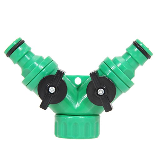 Preisvergleich Produktbild Starnearby Schlauchstück 2 Wege Splitter Wasserhahn Adapter Schlauch Splitter Gartenschlauch Schlauchverbinder