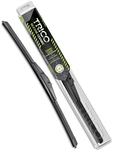 TRICO Silicone Ceramic 28 inch Automotive Replacement Windshield Wiper Blade, Ceramic Coated Silicone Super Premium All Weather Beam Blade (90-280), Black